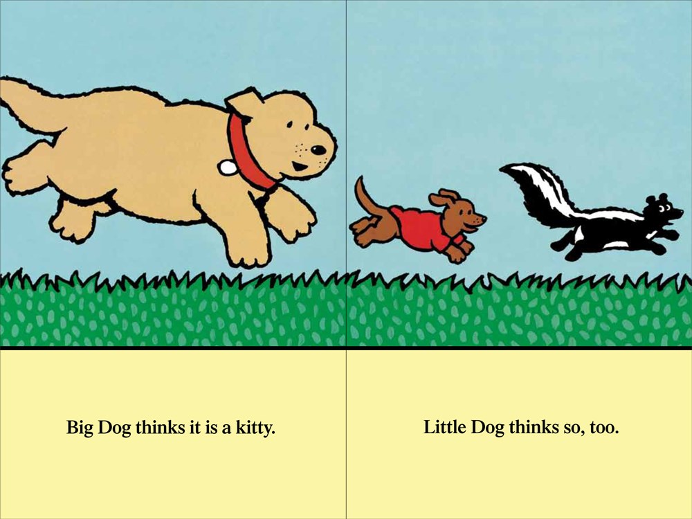 big dog and little dog making a mistake dav pilkey