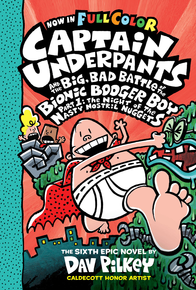 thumbnail interactive-video image 1 of Captain Underpants: Night Of The Nasty Nostril Nuggets – HC 2018 – Very Good 1 of 3