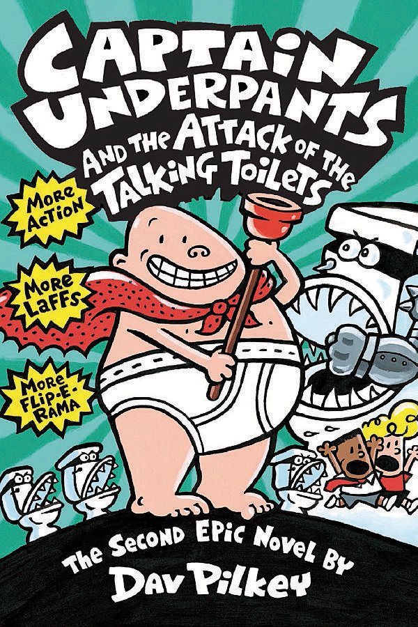 Captain Underpants and the Attack of the Talking Toilets (Book 2)