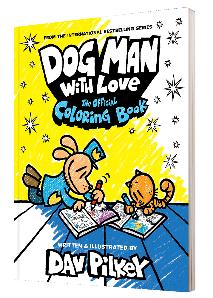 Dog Man With Love: The official Coloring Book 